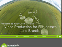 Tablet Screenshot of innercirclecreative.com